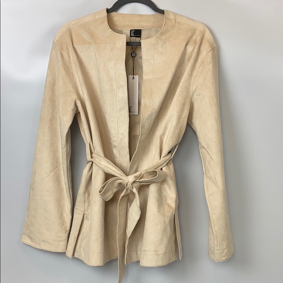 NWT Love Token Faux Suede Jacket - Picture 5 of 10